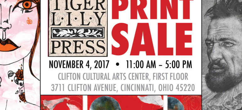 Tiger Lily Press Annual Print Sale, Nov. 4